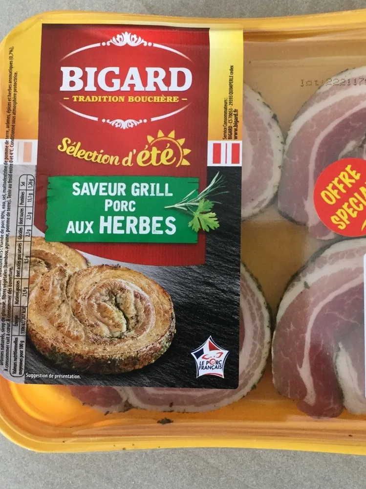 Saveur grill porc aux herbes