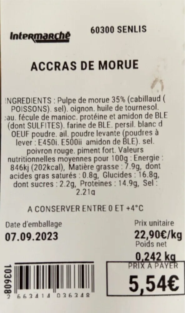 Accras de morue