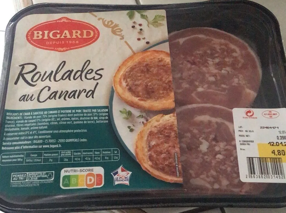 Roulade de canard