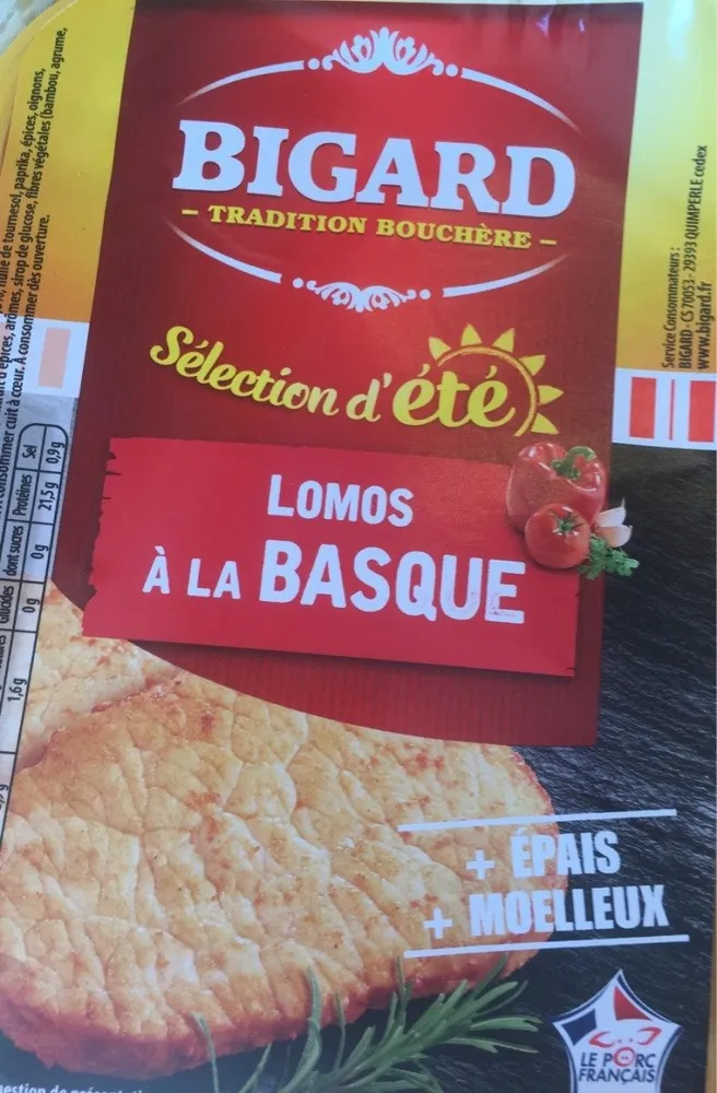 Lomos à la basque