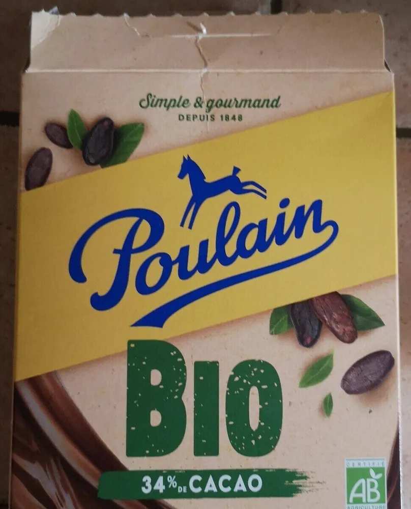 Poulain bio 34% de cacao