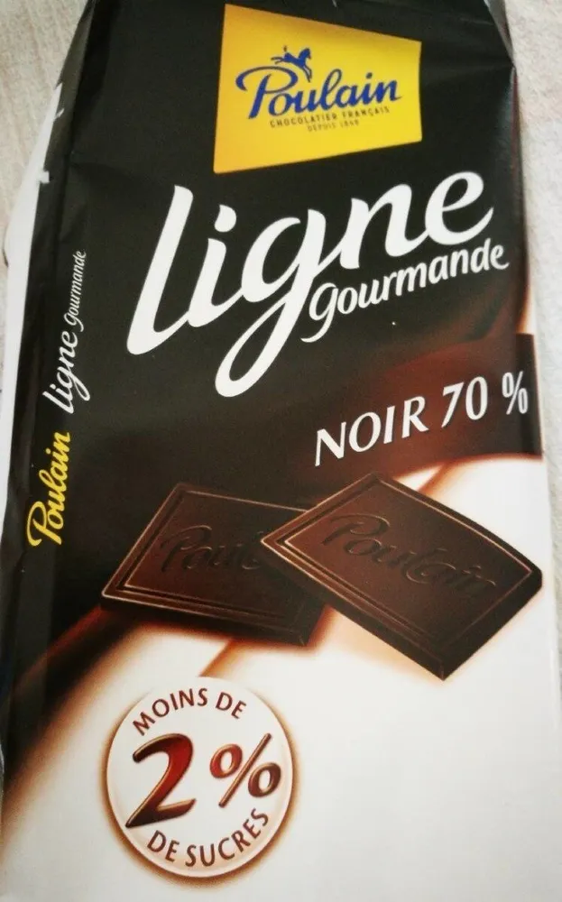 Ligne gourmande noir 70%