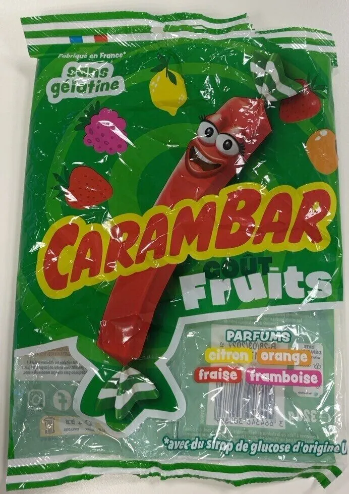 Carembar goût fruits
