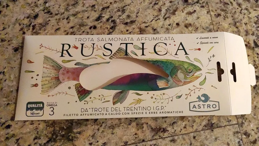 Trota rustica salmonata affumicata