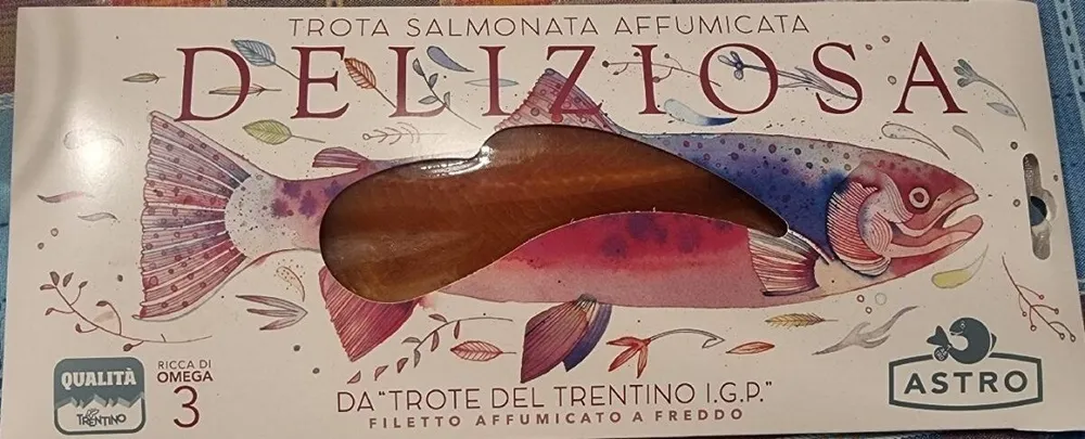 Trota affumicata salmonata