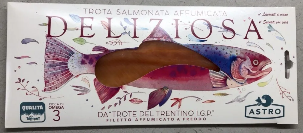 Trota salmonata affumicata