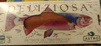 Trota salmonata affumicata deliziosa