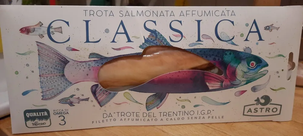 Trota salmonata affumicata classica