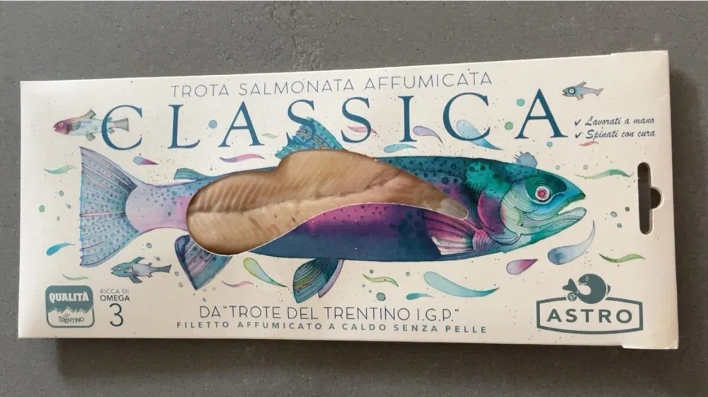 Trota salmonata affumicata classica