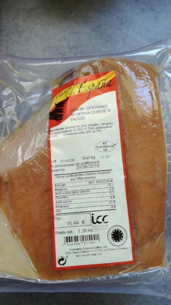 Jambon serrano