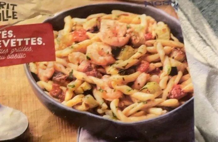 Pâtes crevettes