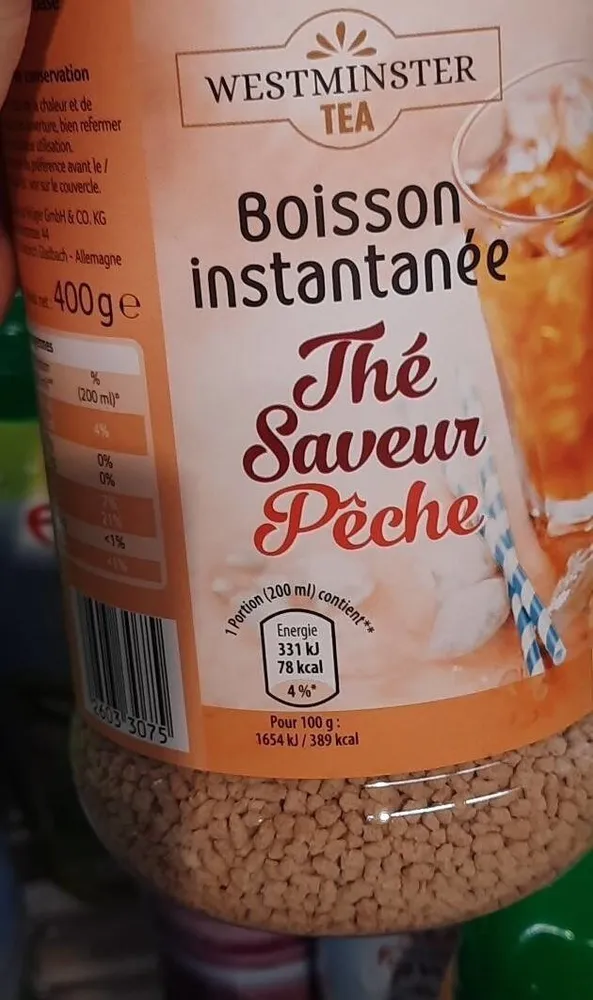 Boisson instantanée thé