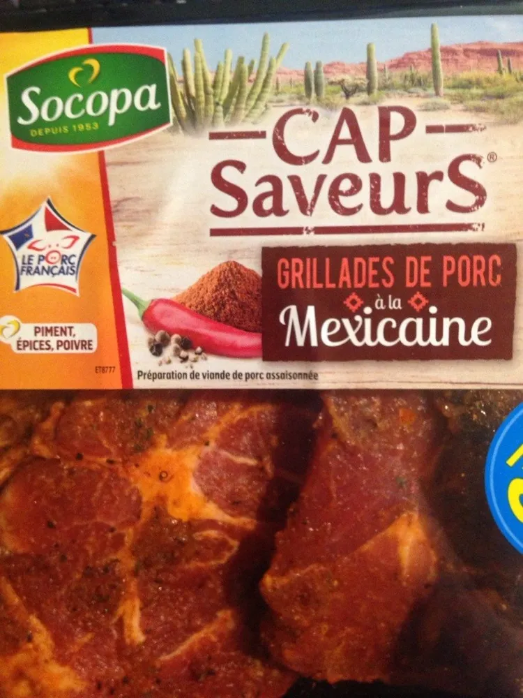 Grillades de porc