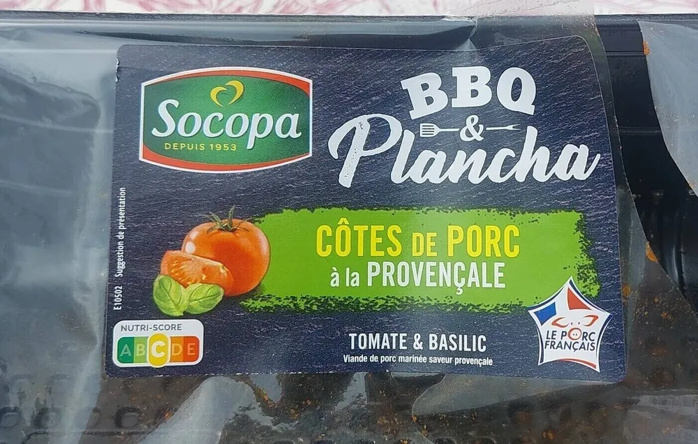 Côté de porc à la provençale