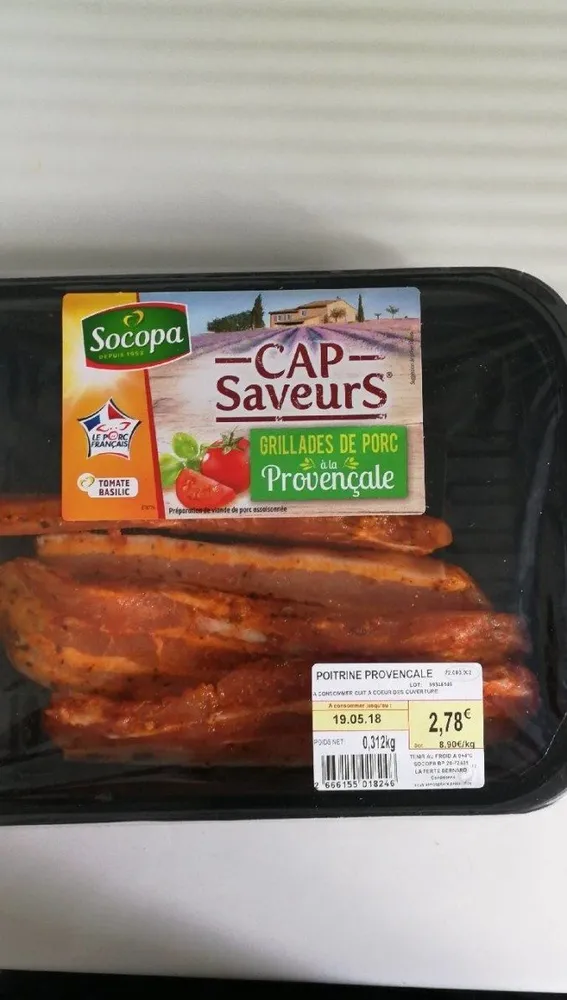 Grillade de porc à la provençale