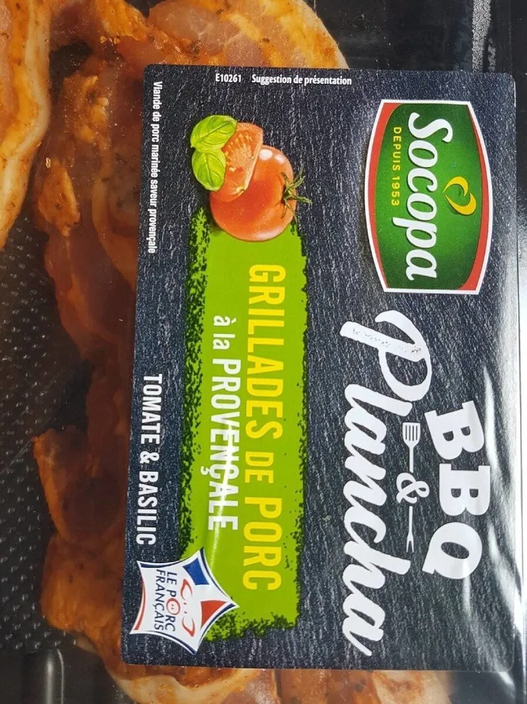 Grillades de porc à la provençale