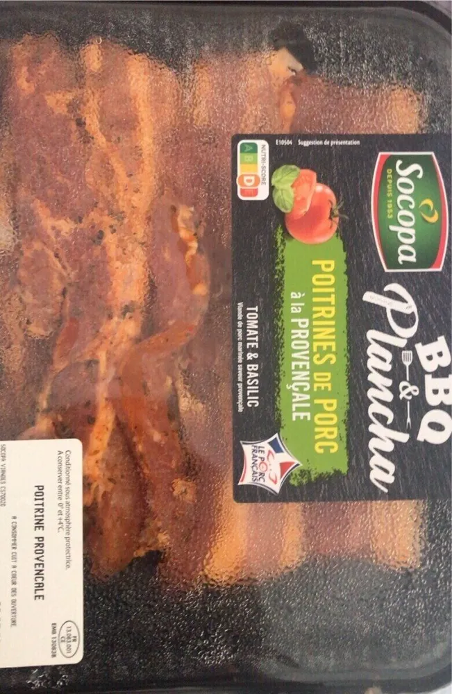 Poitrine de porc à la provençale