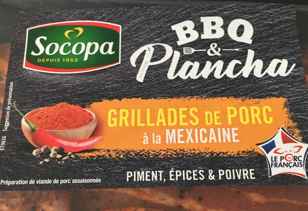 Grillade de porc a la mexicaine