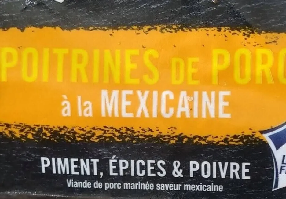 Poitrine de porc à la mexicaine