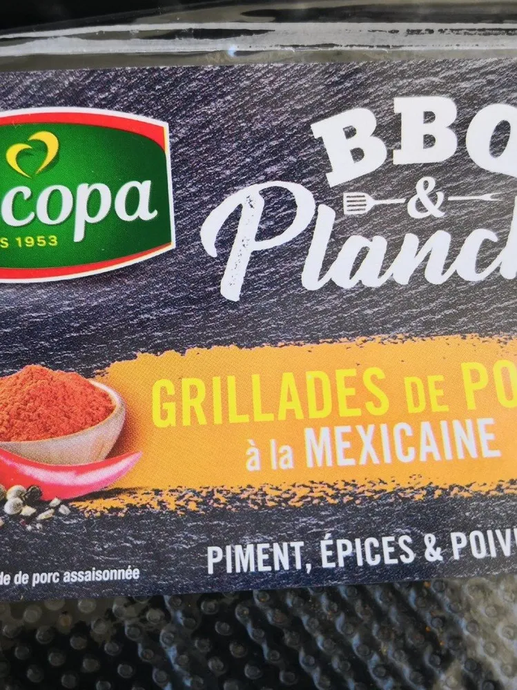 Grillades de porc à la mexicaine