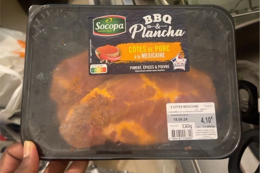 Cōtes de porc à la mexicaine