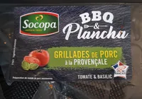 BBQ et plancha grillade de porc à la provençale