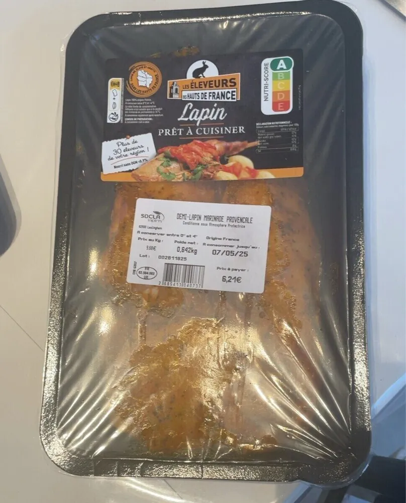 Lapin PRÊT À CUISINER
