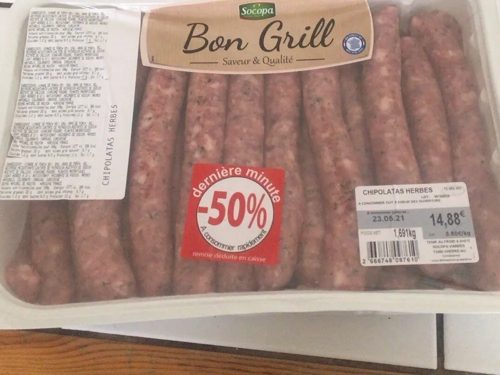 Chipolatas herbes