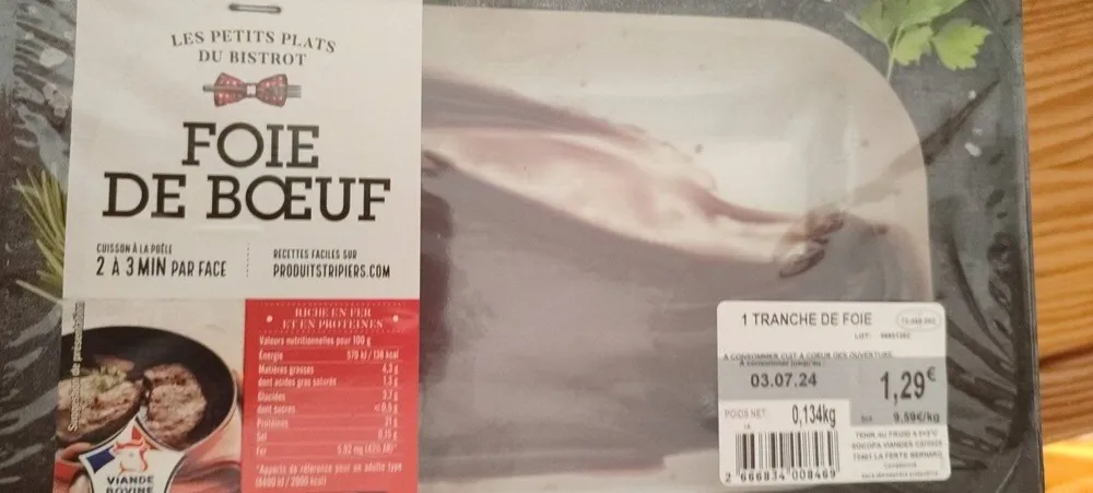 Foie de boeuf