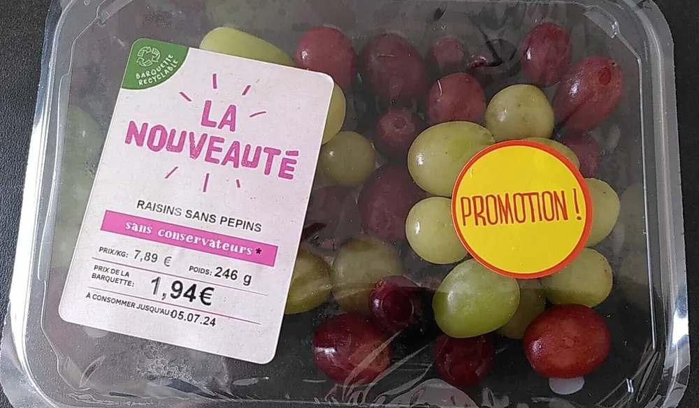 Raisin sans pépins