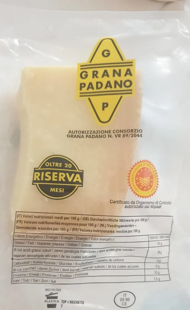 Grana padano riserva