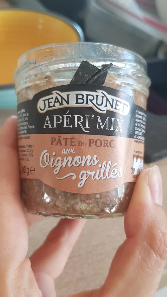 Apéri'mix pâté de porc aux oignons grillés