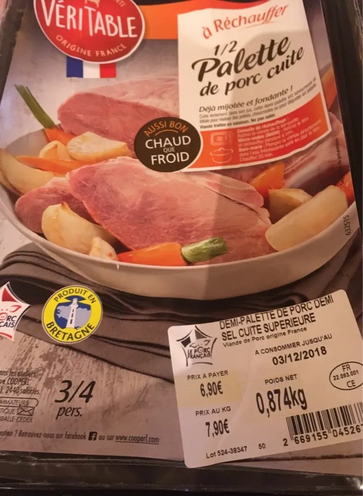 1/2 palette de porc