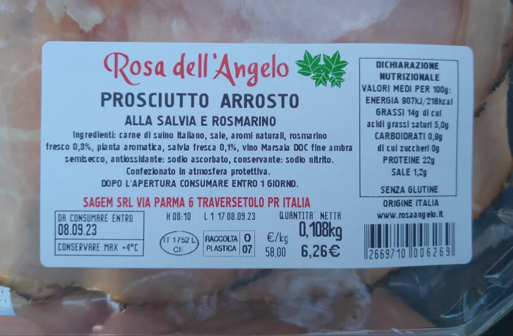 Prosciutto arrosto