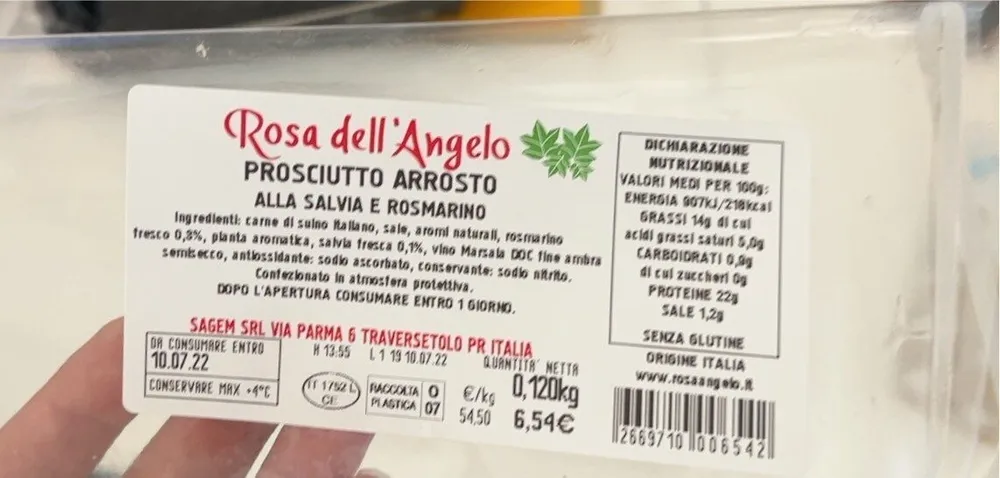 Prosciutto arrosto