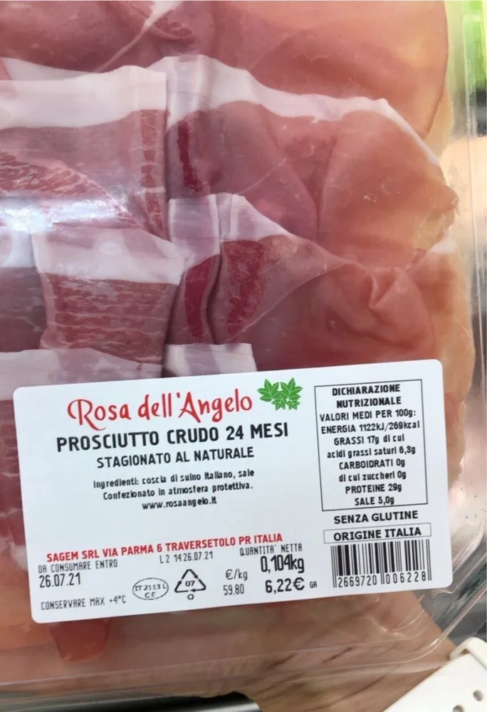 Prosciutto crudo 24 mesi