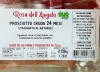 Prosciutto crudo