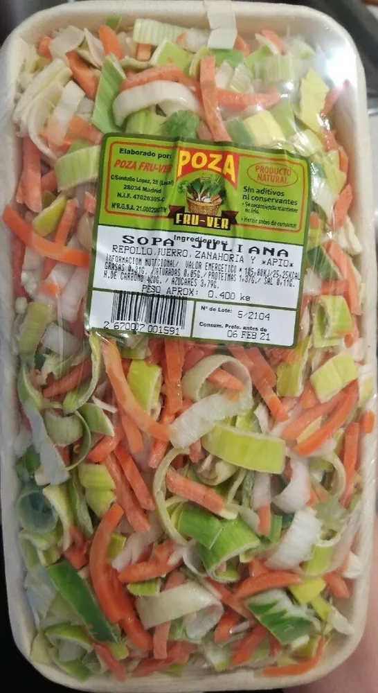 Sopa Juliana