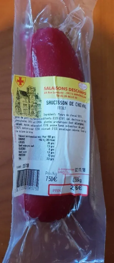 Saucisson de cheval