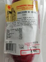 Saucisson de cheval