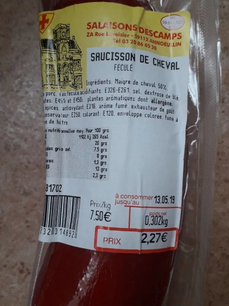 Saucisson de cheval