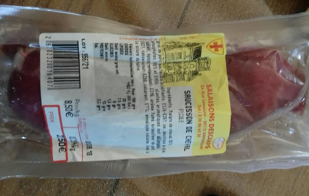 saucisson de cheval
