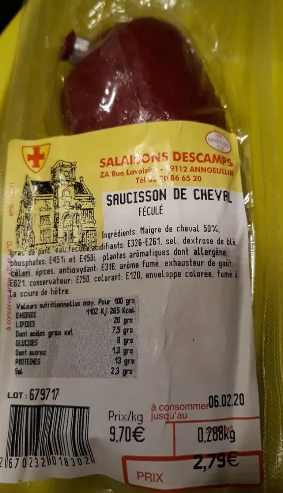 Saucisson de cheval