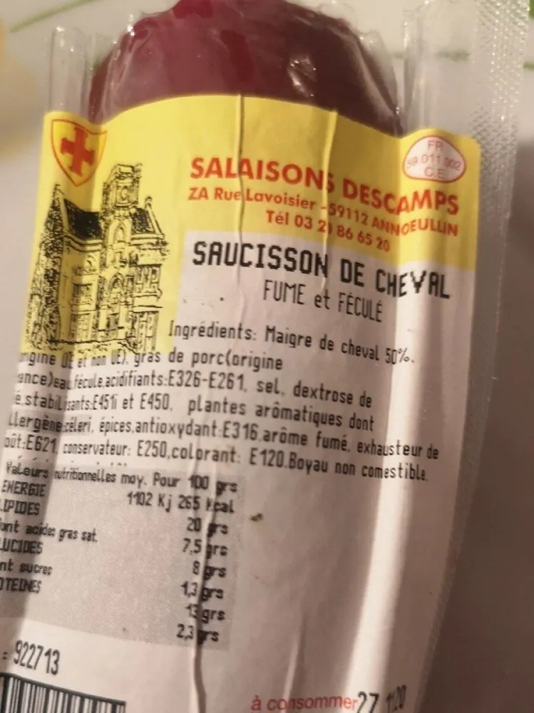 Saucisson de cheval