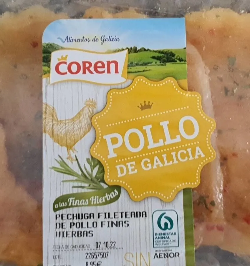 Pollo Marinado a las finas Hierbas