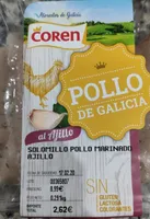 Solomillo pollo marinado ajillo