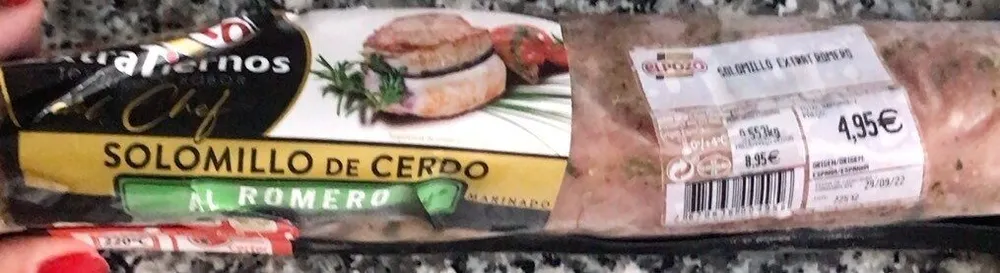 Solomillo de cerdo al romero