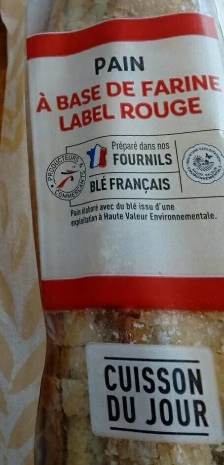 Pain label rouge
