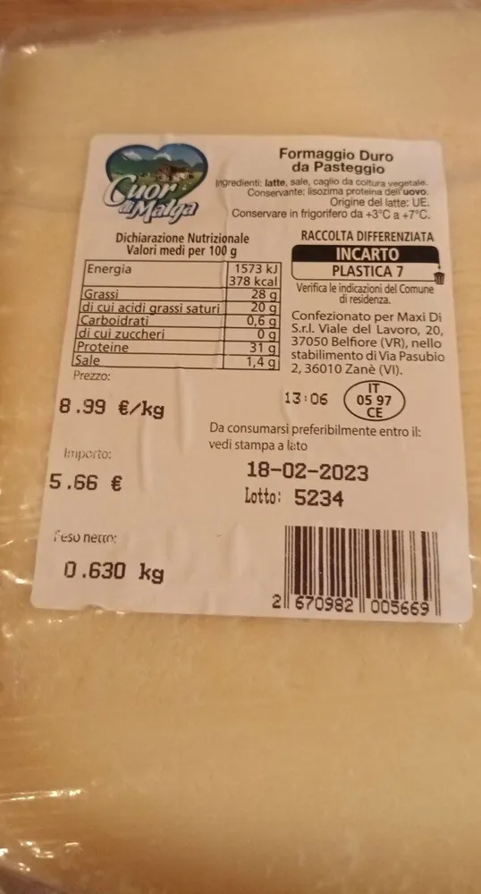 Formaggio grana
