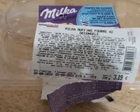 Milka muffins fourré